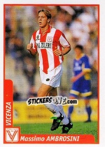 Sticker Massimo Ambrosini - Pianeta Calcio 1997-1998 n. 318 - Ds