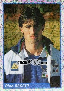 Sticker Dino Baggio - Pianeta Calcio 1997-1998 n. H - Ds
