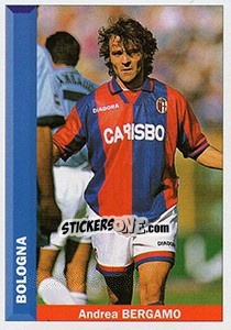 Figurina Andrea Bergamo - Pianeta Calcio 1996-1997 - Ds