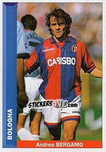 Figurina Andrea Bergamo - Pianeta Calcio 1996-1997 n. 32 - Ds