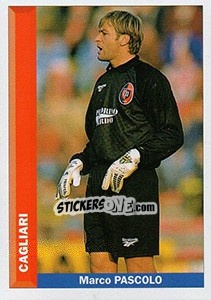 Sticker Marco Pascolo - Pianeta Calcio 1996-1997 n. 43 - Ds