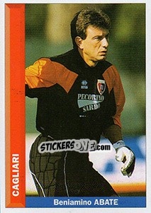 Figurina Beniamino Abate - Pianeta Calcio 1996-1997 - Ds