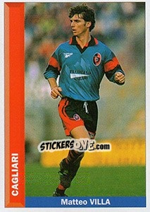 Cromo Matteo Villa - Pianeta Calcio 1996-1997 - Ds