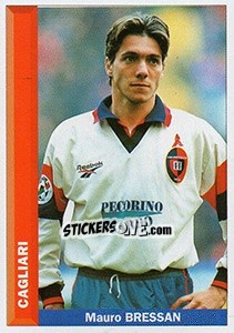Figurina Mauro Bressan - Pianeta Calcio 1996-1997 - Ds