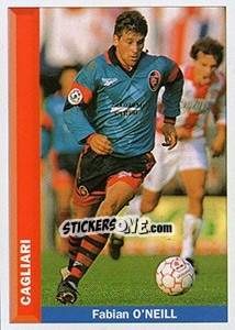 Sticker Fabian O'Neill - Pianeta Calcio 1996-1997 n. 56 - Ds