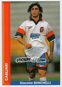 Cromo Giacomo Bonchelli - Pianeta Calcio 1996-1997 - Ds