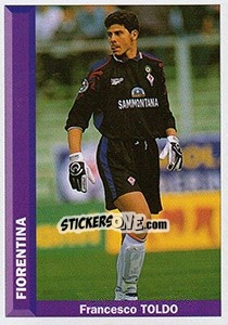 Sticker Francesco Toldo - Pianeta Calcio 1996-1997 n. 63 - Ds