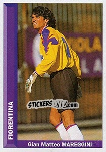 Figurina Gian Matteo Mareggini - Pianeta Calcio 1996-1997 - Ds