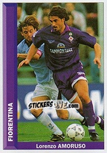 Cromo Lorenzo Amoruso - Pianeta Calcio 1996-1997 - Ds