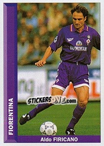 Figurina Aldo Firicano - Pianeta Calcio 1996-1997 - Ds