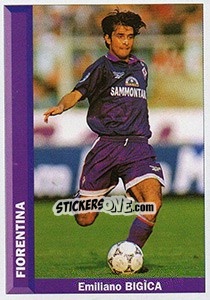 Sticker Emiliano Bagíca - Pianeta Calcio 1996-1997 n. 71 - Ds