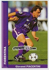 Figurina Giovanni Piacentini - Pianeta Calcio 1996-1997 - Ds