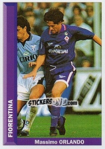 Figurina Massimo Orlando - Pianeta Calcio 1996-1997 - Ds