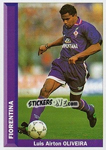 Sticker Luís Airton Oliveira - Pianeta Calcio 1996-1997 n. 78 - Ds