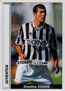 Sticker Zinedine Zidane - Pianeta Calcio 1996-1997 - Ds