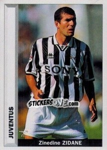 Sticker Zinedine Zidane - Pianeta Calcio 1996-1997 n. 116 - Ds
