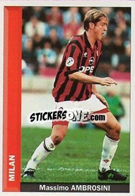 Sticker Massimo Ambrosini - Pianeta Calcio 1996-1997 n. 153 - Ds