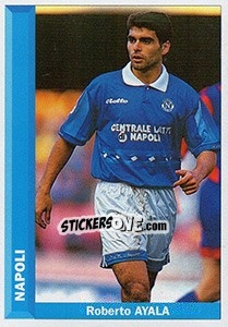 Sticker Roberto Ayala - Pianeta Calcio 1996-1997 n. 165 - Ds