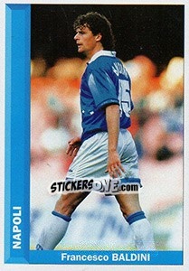 Sticker Francesco Baldini - Pianeta Calcio 1996-1997 - Ds