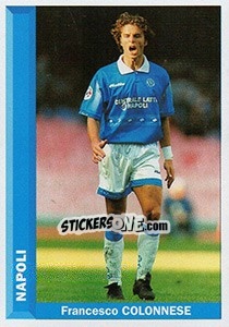 Sticker Francesco Colonnese - Pianeta Calcio 1996-1997 n. 168 - Ds