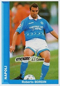 Sticker Roberto Bordin - Pianeta Calcio 1996-1997 - Ds