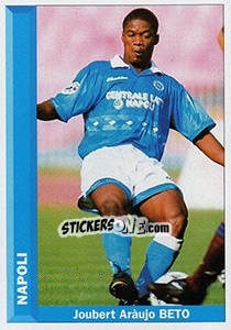 Figurina Joubert Aráujo Beto - Pianeta Calcio 1996-1997 - Ds