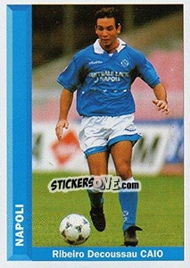 Figurina Ribeiro Decoussau Caio - Pianeta Calcio 1996-1997 - Ds