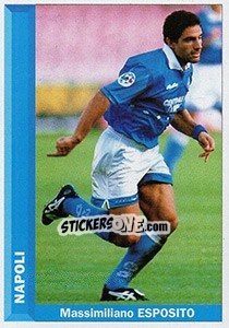 Cromo Massimiliano Esposito - Pianeta Calcio 1996-1997 - Ds