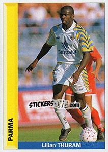 Sticker Lilian Thuram - Pianeta Calcio 1996-1997 n. 189 - Ds