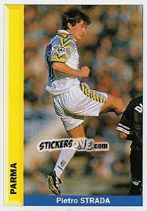 Sticker Pietro Strada - Pianeta Calcio 1996-1997 - Ds