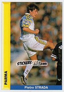 Sticker Pietro Strada - Pianeta Calcio 1996-1997 n. 195 - Ds