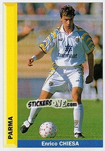 Sticker Enrico Chiesa - Pianeta Calcio 1996-1997 n. 198 - Ds