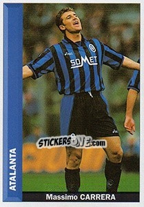 Figurina Massimo Carrera - Pianeta Calcio 1996-1997 - Ds