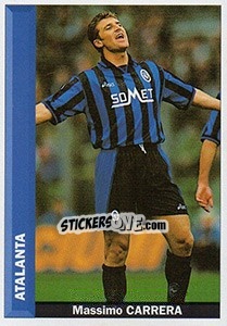 Sticker Massimo Carrera - Pianeta Calcio 1996-1997 n. 9 - Ds