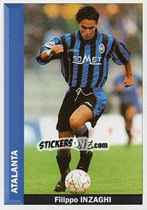 Sticker Filippo Inzaghi - Pianeta Calcio 1996-1997 n. 18 - Ds