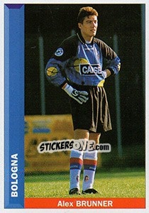Figurina Alex Brunner - Pianeta Calcio 1996-1997 - Ds