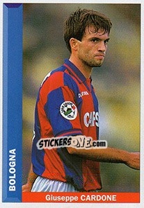 Cromo Giuseppe Cardone - Pianeta Calcio 1996-1997 - Ds