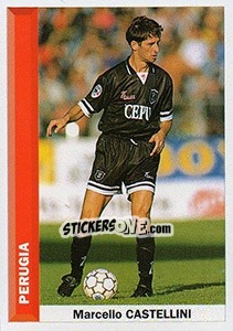 Sticker Marcello Castellini - Pianeta Calcio 1996-1997 n. 205 - Ds