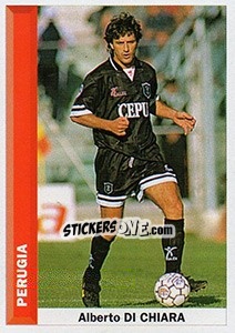 Figurina Alberto di Chiara - Pianeta Calcio 1996-1997 - Ds