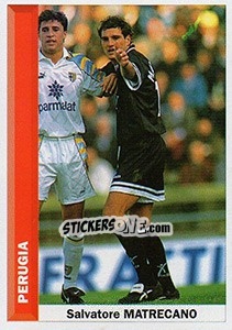 Sticker Salvatore Matrecano - Pianeta Calcio 1996-1997 - Ds