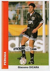 Sticker Giacomo Dicara - Pianeta Calcio 1996-1997 n. 208 - Ds