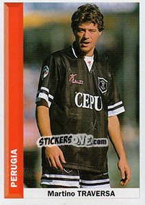 Figurina Martino Traversa - Pianeta Calcio 1996-1997 - Ds