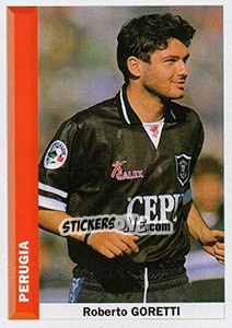 Cromo Roberto Goretti - Pianeta Calcio 1996-1997 - Ds