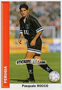 Figurina Pasquale Rocco - Pianeta Calcio 1996-1997 - Ds