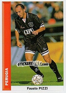 Sticker Fausto Pizzi - Pianeta Calcio 1996-1997 - Ds