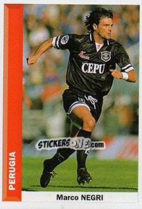 Cromo Marco Negri - Pianeta Calcio 1996-1997 - Ds