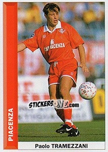 Sticker Paolo Tramezzani - Pianeta Calcio 1996-1997 - Ds