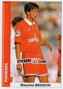 Sticker Massimo Brioschi - Pianeta Calcio 1996-1997 - Ds