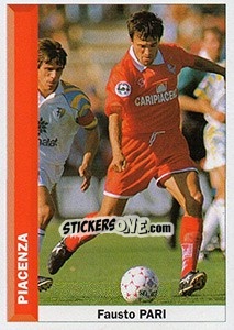 Sticker Fausto Pari - Pianeta Calcio 1996-1997 - Ds