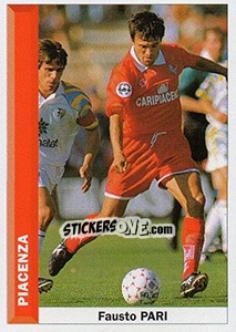 Sticker Fausto Pari - Pianeta Calcio 1996-1997 n. 231 - Ds